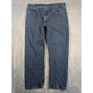 Wrangler Jeans Mens Size 38x29 Denim Relaxed Fit Work Chore Rugged Classic